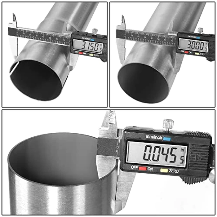 DNA MOTORING ZTL-PP-30-180-SS 180 Degree U-Bend DIY Custom Mandrel Exhaust Tubing,3" OD,Universal Fit,Polished Finish by DNA MOTORING - Image 6