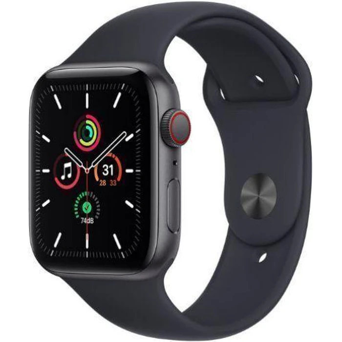 Apple Watch SE 1st Gen (2020) (GPS) - 32GB - 40mm - Space Grey Aluminum Case with Black Rubber Sport Band by Apple - Image 2