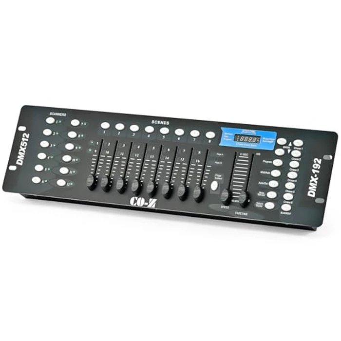 CO-Z 192 DMX 512 Stage DJ Light Controller Lighting Mixer Board Console for Light Shows, Party Disco Pub Night Club DJs KTV Bars and Moving Heads by CO-Z - Used - Like New condition - US$49.99