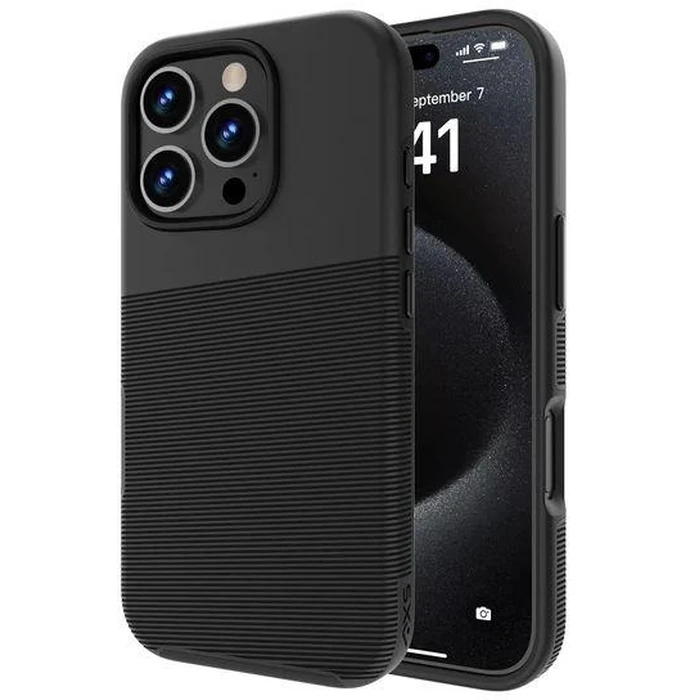 Axessorize PROTech Plus Dual-Layered Anti-Shock Sleek Phone Case for iPhone 16 Pro - Black by Axessorize - Image 2