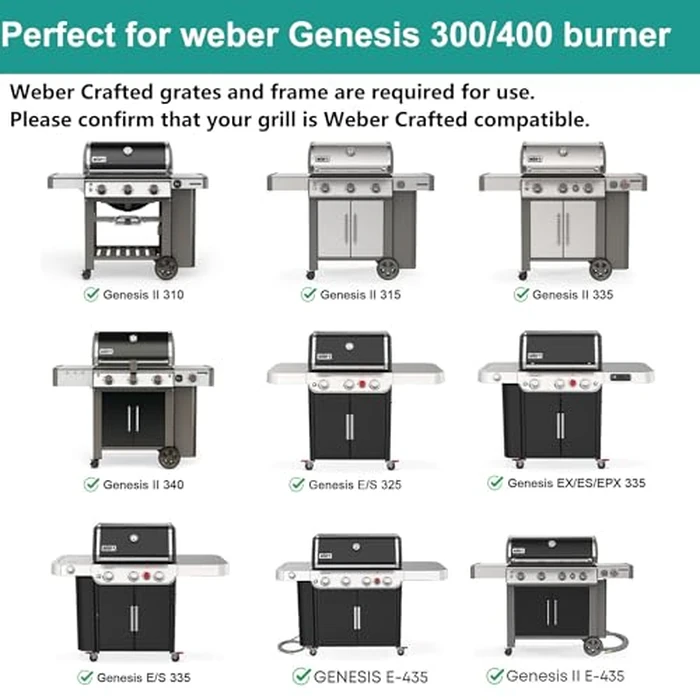 EasiBBQ 7677 Frame Kit for Weber Genesis II 300/400, Genesis II LX 400 Series Grills, Crafted Frame Kit for Weber Genesis 2022 SX-325S S-325S E-325S EX-325S by EasiBBQ - Image 5