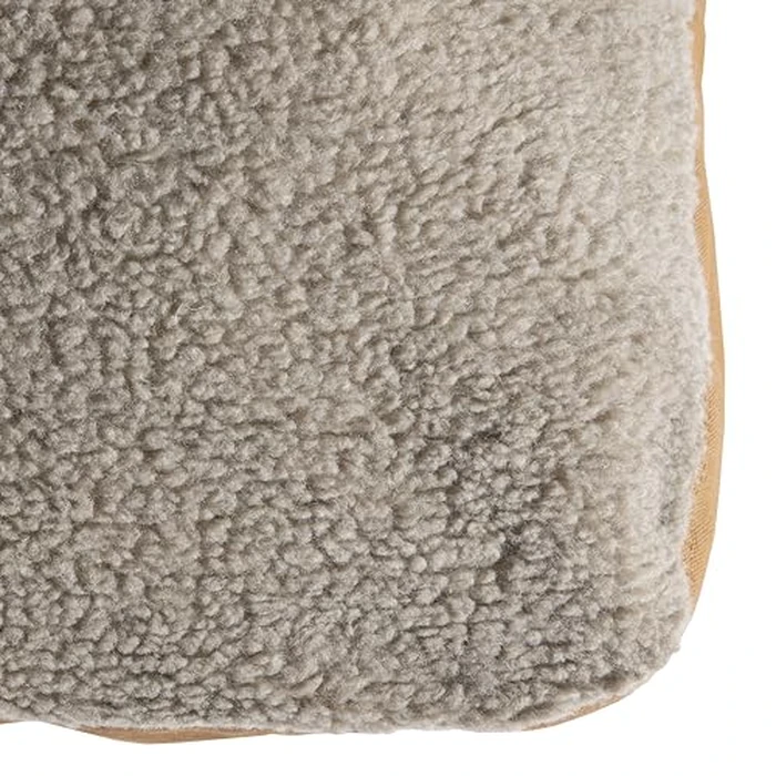 Carhartt Firm Duck Dog Bed, Durable Canvas Pet Bed with Water-Repellent Shell, Carhartt Brown with Sherpa Top, Medium by Carhartt - Image 4