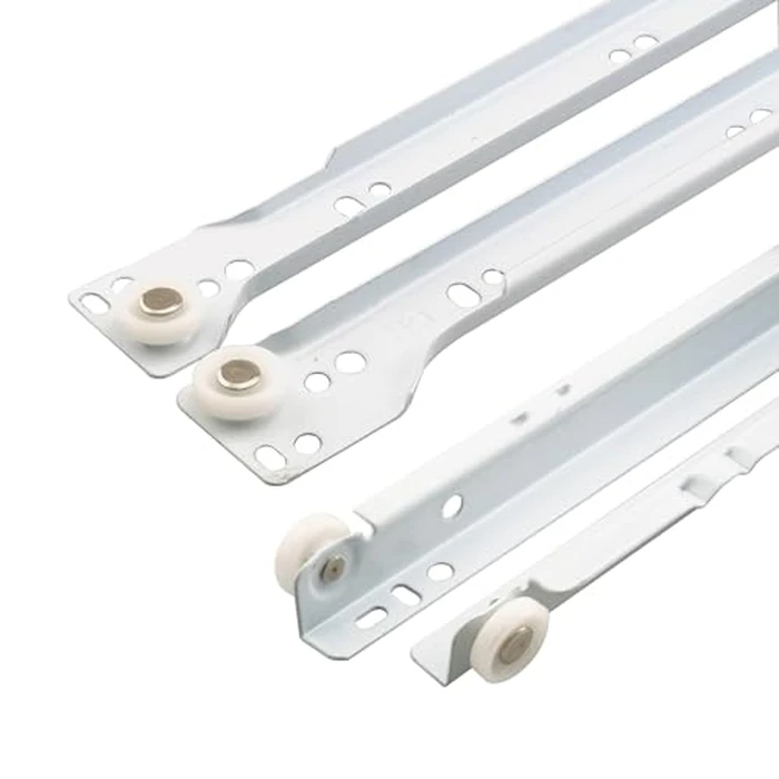 Prime-Line MP7213 Bottom Mount RV and Mobile Home Drawer Slides, White (1 Set) by PRIME-LINE - Used - Like New condition - US$10.81