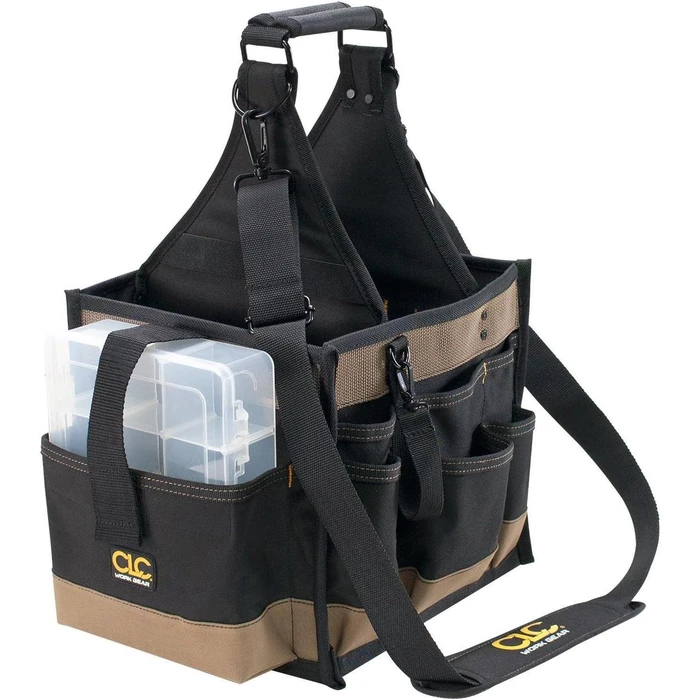 CLC Custom LeatherCraft 1528 Heavy Duty Electrical Tool Bag Carrier - Black by CLC - Image 3