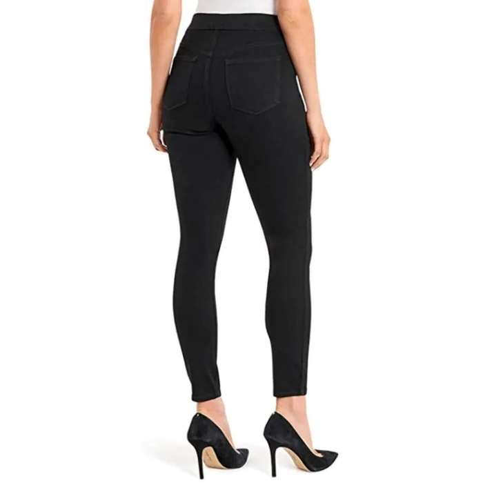 Nine West Women's Heidi Pull-On Skinny Jeans 12 - Black Rinse by Nine West - Image 3