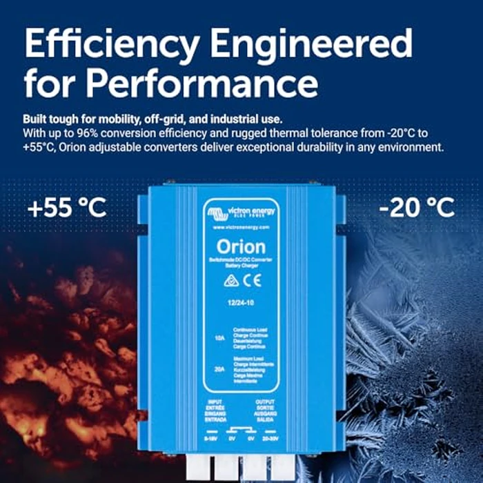 Victron Energy Orion 12/24-Volt 10 amp DC-DC Converter Non-Isolated, High Power by Victron Energy - Image 4