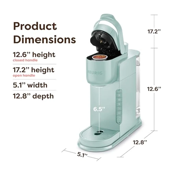 Keurig K-Express Single Serve K-Cup Pod Coffee Maker, 3 Brew Sizes, Strong Button Feature, 42oz Removable Reservoir, Mint by Keurig - Image 6