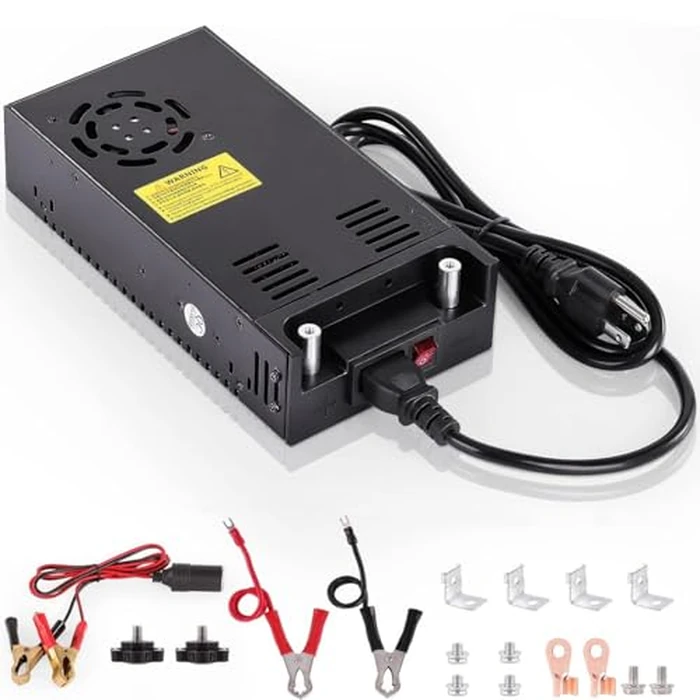 12V Power Supply 360W 30A, AC to DC Converter 110v to 12v dc Power Supply Adjustable Universal Transformer for RV, Radio/Car Stereos, LED Strip, CCTV, Computer Project, 3D Printer by MYSWEETY - Used - Like New condition