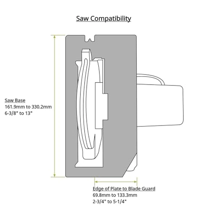Milescraft 1409 Track Saw Guide - Universal for 7-1/4" Circular Saws, 50" Cutting Range, 2" Depth, Aluminum by Milescraft - Image 3