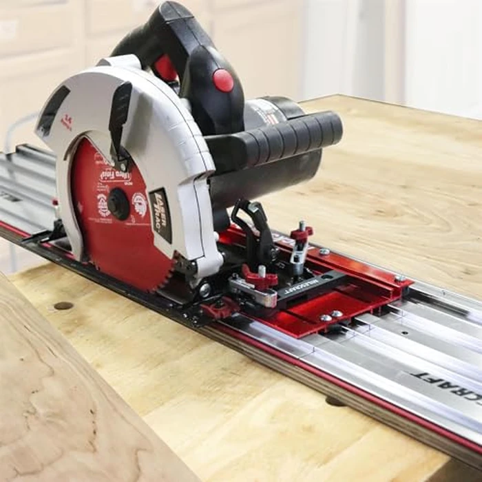 Milescraft 1409 Track Saw Guide - Universal for 7-1/4" Circular Saws, 50" Cutting Range, 2" Depth, Aluminum by Milescraft - Image 6