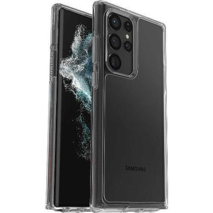 Otterbox Symmetry Series Clear Antimicrobial Phone Case for Galaxy S22 Ultra - Clear by Otterbox - Refurbished - Acceptable condition - US$38.99
