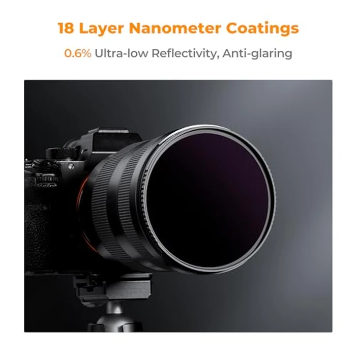 K&F CONCEPT 52mm ND100000(16.6 Stops) ND Filter Neutral Density Filter for Camera Lens with 18 Multi-Layer Coatings (K Series) by K&F CONCEPT - Image 2