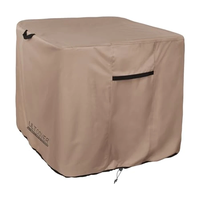 ULTCOVER Waterproof Square Air Conditioner Cover for Outside AC Units Size Upto 24W x 24D x 22H inch by ULTCOVER - Used - Very Good condition - CA$31.71