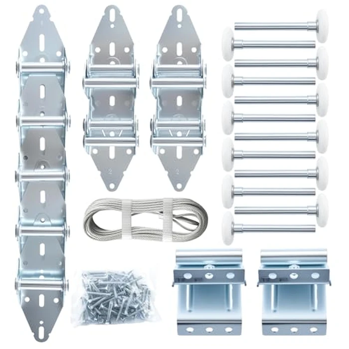 HOME MASTER HARDWARE Garage Door Hinge & Roller Tune Up Kit Garage Door Hardware Kit for 16 x 7 or 18 x 7 Door by HOME MASTER HARDWARE - Used - Like New condition - CA$45.15