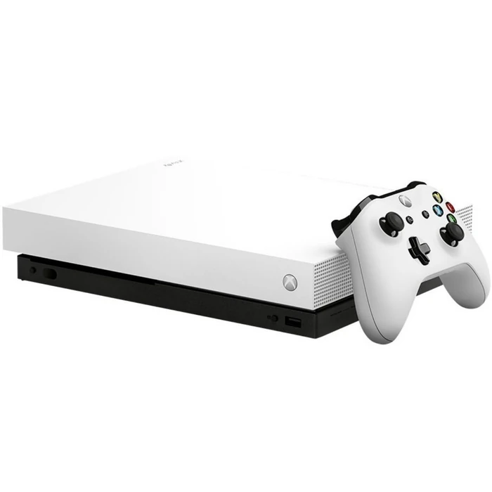 Microsoft Xbox One X Gaming Console - 1TB - Robot White by Microsoft - Refurbished - Acceptable condition