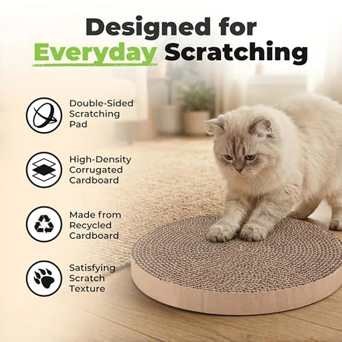 Best Pet Supplies Catify by Best Pet Supplies Spin and Scratch Replacement Pads (5 Pack) by Best Pet Supplies - Image 3
