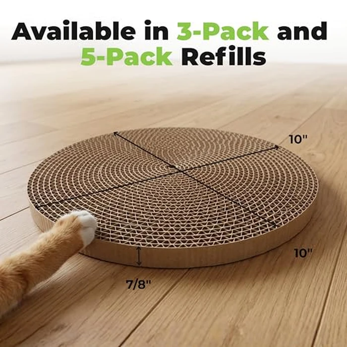 Best Pet Supplies Catify by Best Pet Supplies Spin and Scratch Replacement Pads (5 Pack) by Best Pet Supplies - Image 7
