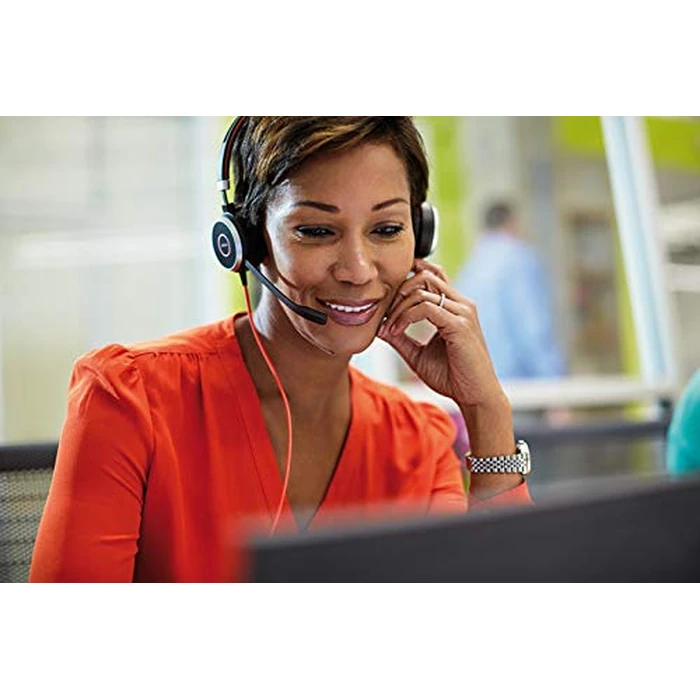Jabra Evolve 40 Professional Wired Headset, Stereo, UC-Optimized - Telephone Headset for Greater Productivity, Superior Sound for Calls and Music, 3.5mm Jack/USB Connection, All-Day Comfort Design by Jabra - Image 2