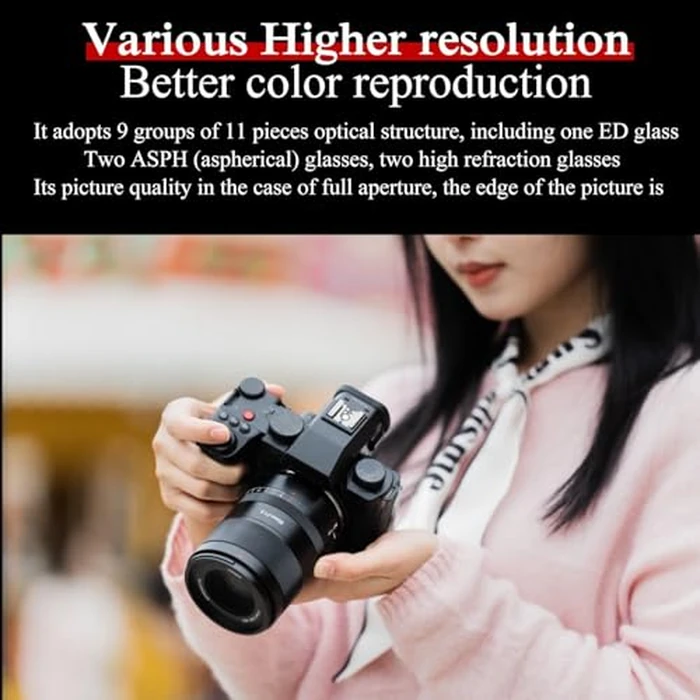 7artisans AF 50mm F1.8 Camera Lens for L Mount,Full Frame,Large Aperture,Prime,STM Auto Manual Focus,for Panasonic S,DC-S,Leica/Sima L Series,for Portraiture/Street Photography/Humanistic Subjects by 7artisans - Image 4