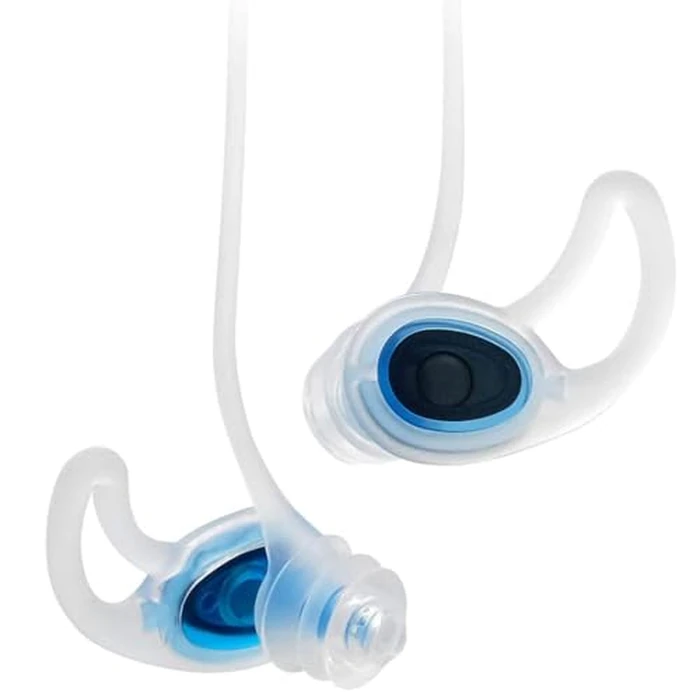 ADV. Eartune Aqua U Ear Plugs for Swimming - Waterproof Silicone Swimmers Ear Plugs for Adults, Men & Women, Universal Fit with Lanyard, Blocks Water but Lets Sound in, Ideal for Pool and Surfing by ADVANCED SOUND GROUP - Image 1
