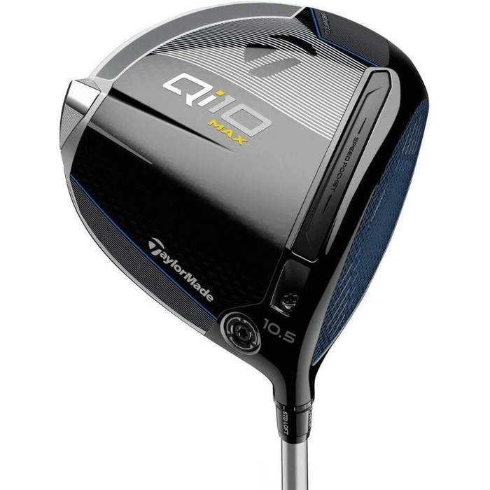 TaylorMade Qi10 MAX Driver 2024 - Golf Club - 10.5 degrees Loft - Regular Flex - Fujikura Speeder NX TCS 50 Shaft - Men by TaylorMade - Refurbished - Acceptable condition
