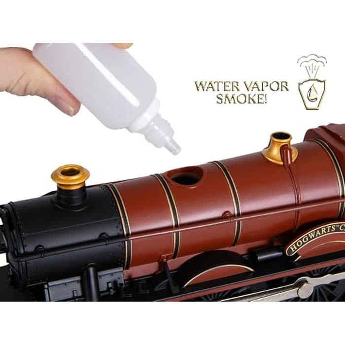 Lionel Hogwarts Express Battery O Gauge Toy Train Set with Remote, Locomotive, Train Cars, & Track with Authentic Train Sounds, Lights, & Water Vapor Smoke Effects for Kids 4+ by Lionel - Image 5