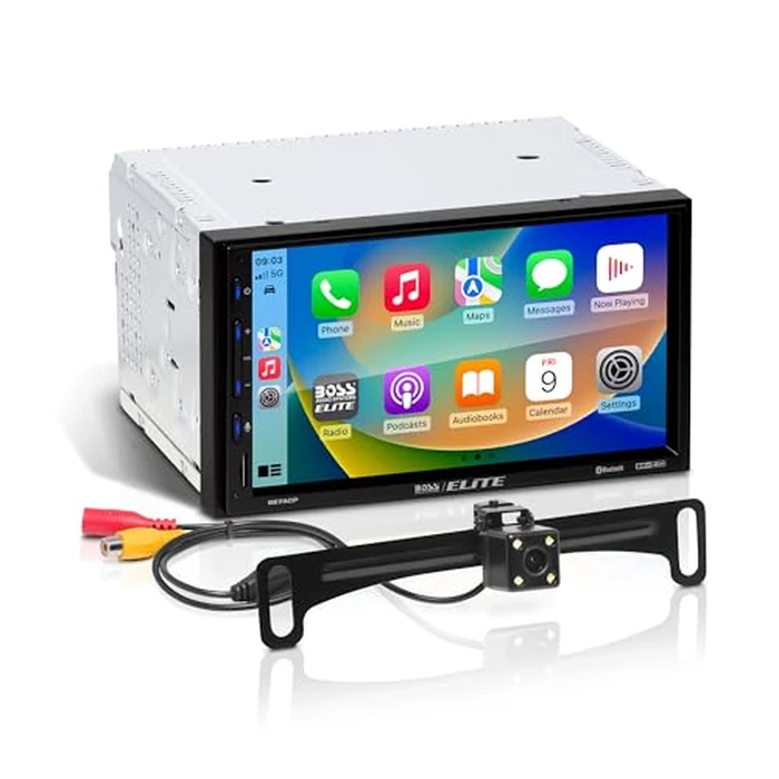 BOSS Audio Systems BE7ACP-C Car Stereo - Apple CarPlay, Android Auto, 7 Inch Touchscreen, Bluetooth, No CD DVD Player, Radio Receiver, Backup Camera by BOSS Audio Systems - Used - Like New condition - US$168.01
