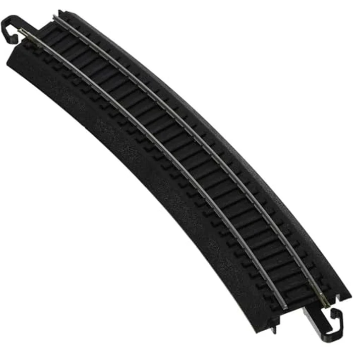 Bachmann Trains - Snap-Fit E-Z TRACK 22” RADIUS CURVED TRACK - BULK (50 pcs) - STEEL ALLOY Rail With Black Roadbed - HO Scale by Bachmann - Used - Like New condition