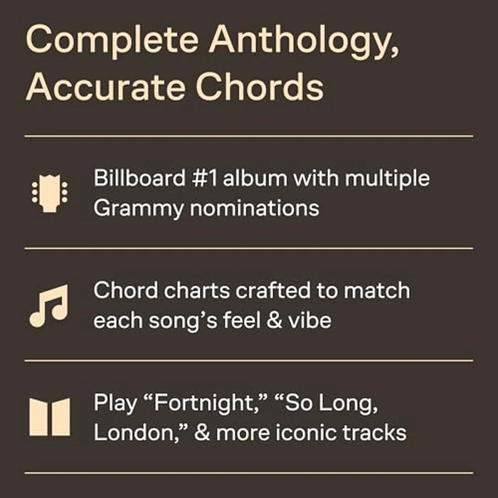 Taylor Swift: The Tortured Poets Department - The Anthology | Guitar Songbook with Chords and Lyrics | Acoustic Guitar Sheet Music Book for All 31 Tracks | Pop Rock Guitar Song Collection for Players by Hal Leonard - Image 3