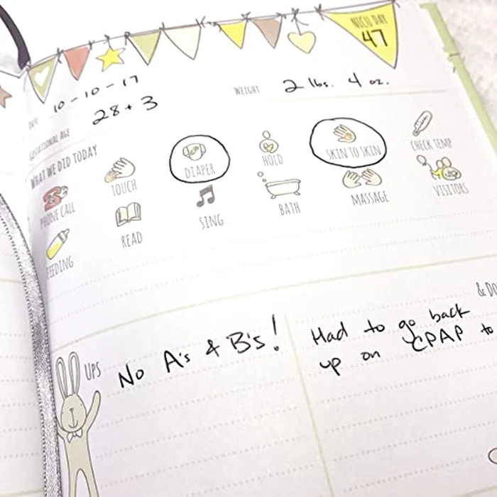 Our NICU Journey: A NICU Journal for tracking Daily NICU Activities for your baby in the Neonatal Intensive Care Unit by Every Tiny Thing - Image 4