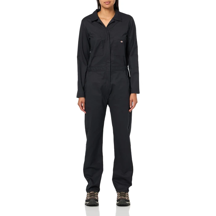 Dickies Women's Cooling Long Sleeve Coveralls, BLACK, S by Dickies - Used - Very Good condition