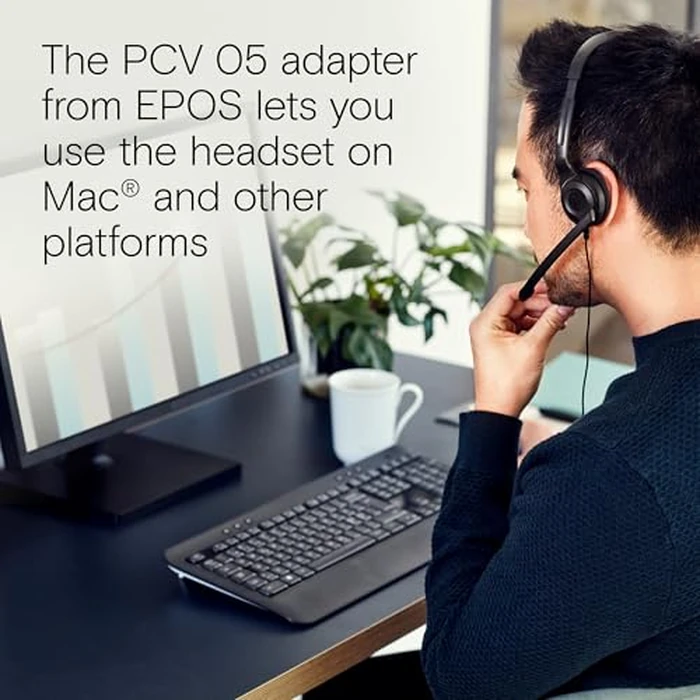 Sennheiser PC 3 Chat - Durable On-Ear Wired Headset - Noise Cancelling Microphone for Casual Gaming and Easy Connectivity - Lightweight Stereo Quality Sound - Great for Internet Telephony & E-Learners by EPOS - Image 6