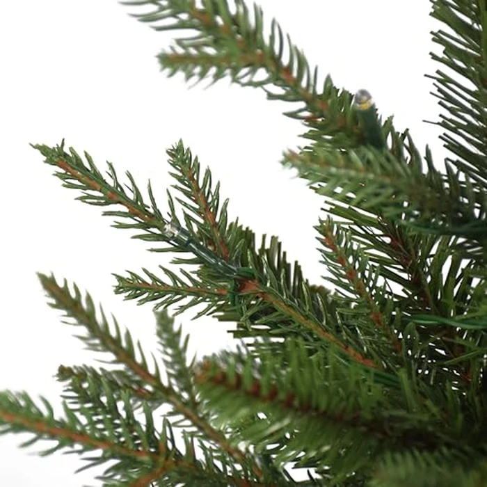 2 ft B/O PE/PVC Potted Tree, 188 Tips, 20 Warm White LED Lights (2 x AA Batteries not Included) by Puleo International - Image 5