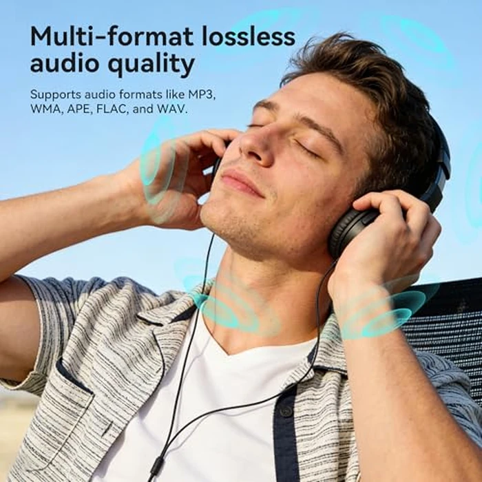 AGPTEK 64GB USB C MP3 Player, A55PL 2 in 1 Type-C & USB Stick Music Player Supports Replaceable AAA Battery, FM Radio, Recording by AGPTEK - Image 5