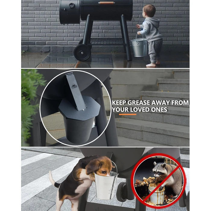 Upgraded Grease Bucket with Lid & 12-Pack Liners - Modified Traeger Accessories, Drip Bucket for Traeger, Pit Boss, Z Grills, Recteq, and More, Smoker Bucket with Grease Catcher for Pellet Grill by Pumdut - Image 3