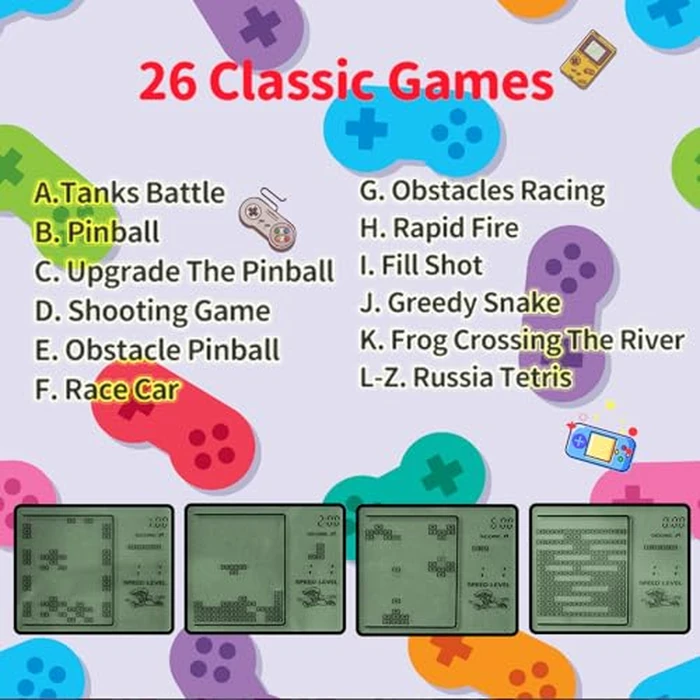 SSRMX 24Pcs Video Game Party Favors for Kids, Mini Game Keychain Arcade party favors Birthday Supplies Classroom Prizes for Boys and Girls by SSRMX - Image 4