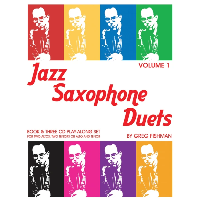 Jazz Saxophone Duets by Greg Fishman Jazz Studios - Used - Good condition - US$14.36