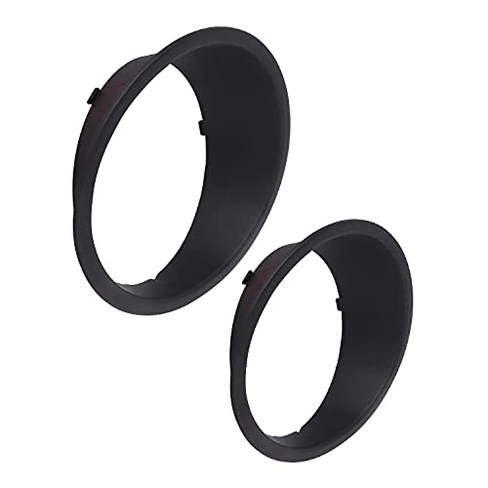 u-Box Wrangler Headlight Bezel Cover Insert Matte Black Headlamp Trim Compatible with Wrangler JK & Unlimited 2007-2015 - Pair by u-Box - Image 2