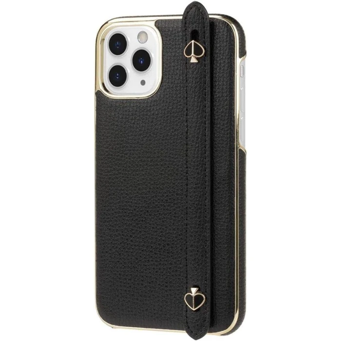 Kate Spade New York Hand Strap Phone Case for iPhone 11 Pro - Black & Gold - Brand New by Kate Spade - Image 5
