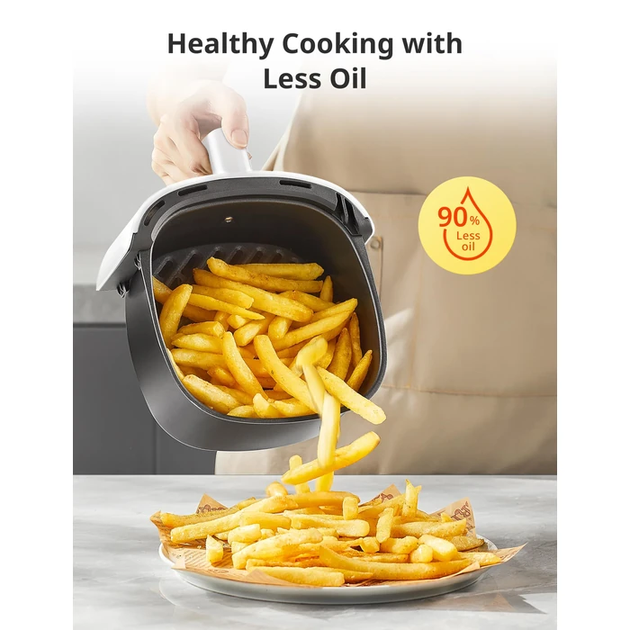 COMFEE' Compact 2.1 Quart Air Fryer with 12 Menu Options, Adjustable Timer & Temperature Control 80-204 degrees C, Dishwasher-Safe Nonstick Fry Basket by COMFEE' - Image 2