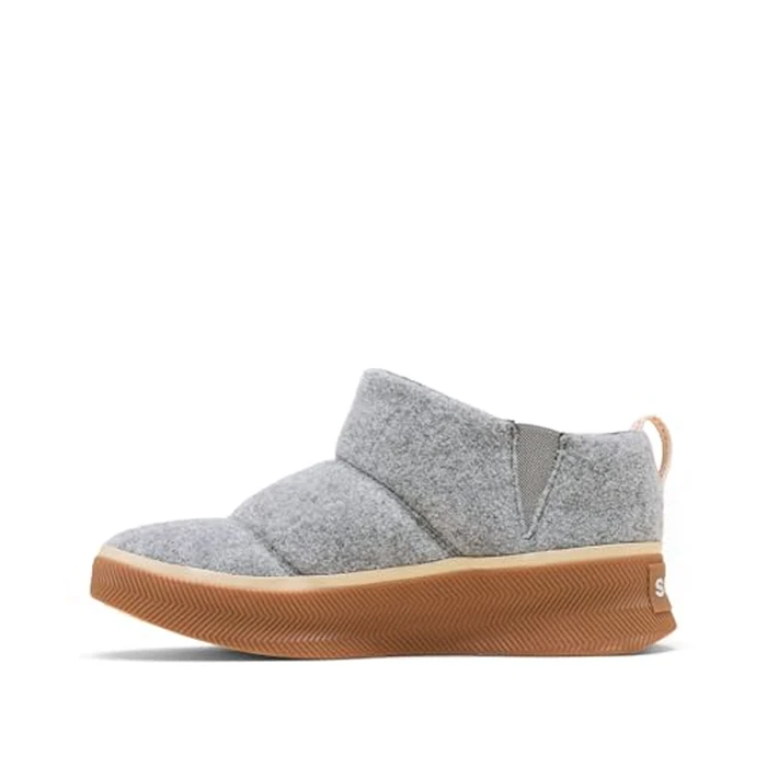 Sorel Women's Out N About IV Mini Puffy Insulated Slip-On Boots, Chrome Grey/Gum 2, 7 by Sorel - Image 6