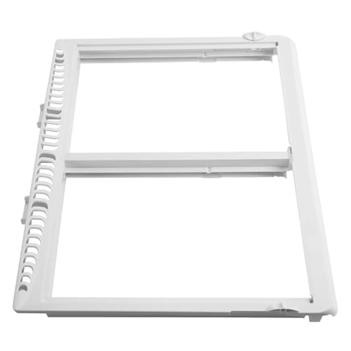 HECASA 240364790 AP4393266 240364718 Crisper Pan Shelf Frame Cover W/O Glass Compatible with Electrolux Frigidaire Refrigerator Drawer Cover White 240364729 240364716 240364796 1512533 Replacement by HECASA - Image 2
