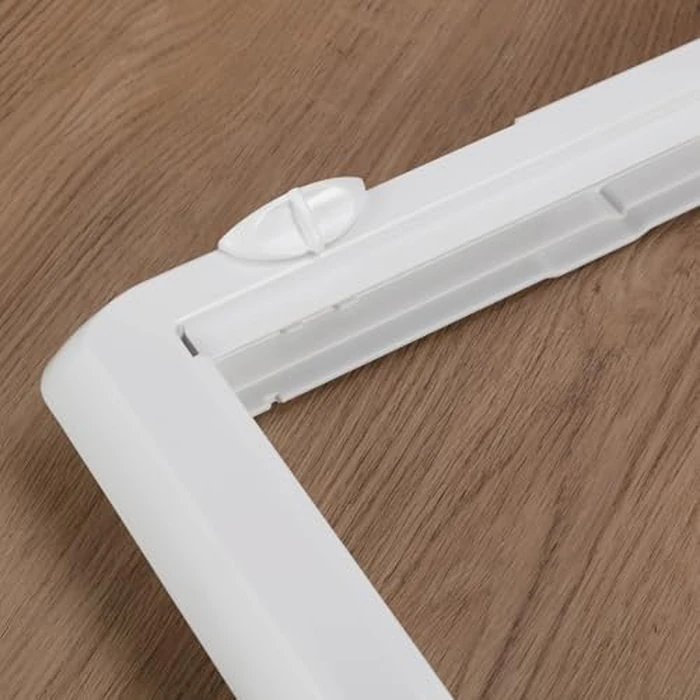 HECASA 240364790 AP4393266 240364718 Crisper Pan Shelf Frame Cover W/O Glass Compatible with Electrolux Frigidaire Refrigerator Drawer Cover White 240364729 240364716 240364796 1512533 Replacement by HECASA - Image 8