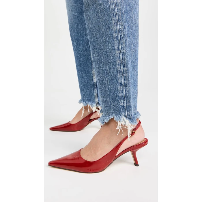 Sam Edelman Women's Bianka Sling Pump Deep Scarlet 8 Medium by Sam Edelman - Image 2