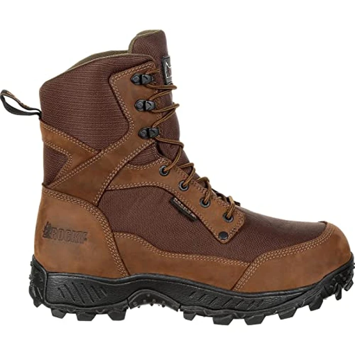 ROCKY Ridgetop 600G Insulated Waterproof Outdoor Boot, Brown, Size 8(W) by ROCKY - Used - Like New condition