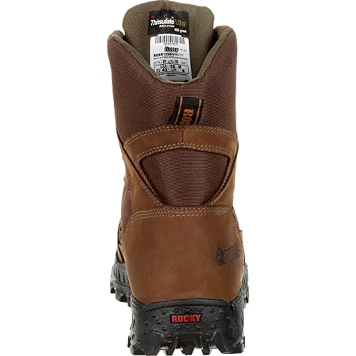 ROCKY Ridgetop 600G Insulated Waterproof Outdoor Boot, Brown, Size 8(W) by ROCKY - Image 4