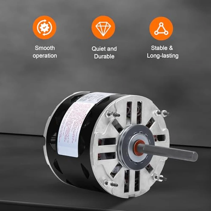 DL1036 Direct Drive Blower Motor - 1/3 HP, 1075 RPM, 3 Speed, 115 Volt, 4.9 Amp, 48 Frame Sleeve Bearing Compatible with A.O. Smith/Century/GE/Fasco/Emerson/Franklin/Dayton/Universal Electric/Fedders by NVCYUV - Image 4