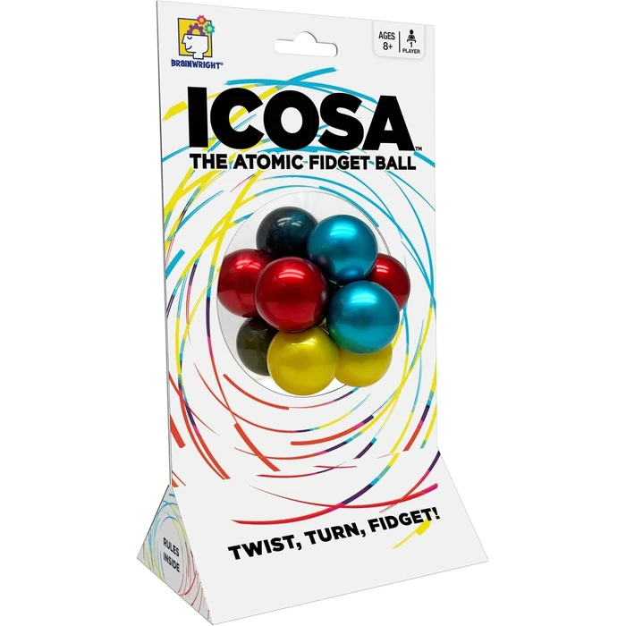 Brainteaser Puzzle for Kids & Adults, Brainwright Icosa Atomic Puzzle Ball, 3D Puzzle Game, Travel Games, STEM Toys, Family Games, Brain Games for Kids 8-12 by CEACO - Image 2