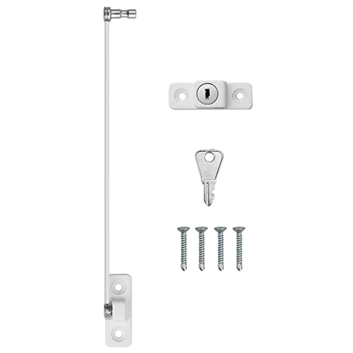 Kamtop Window Locks - 8PCS Window Restrictor with Key for uPVC Metal Windows, Window Safety Locks for Pet Childproof by Kamtop - Image 9