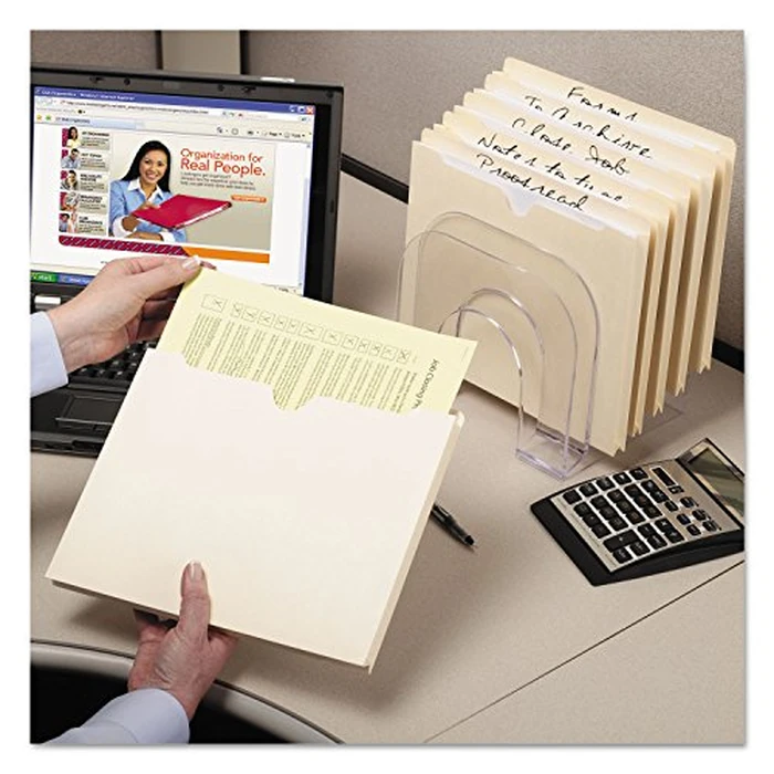Smead Jacket, Letter, Straight, 1-Inch Expansion, Manila, 50 Per Box (75439) by Smead - Image 3
